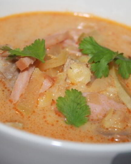 Рецепт горохового супа на баранине с кабачком и сарделькой