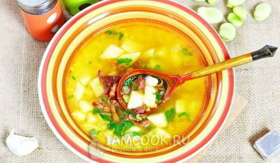 гороховый суп с беконом