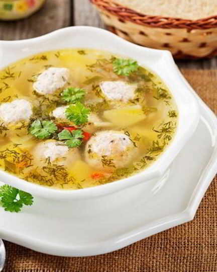 Рецепт горохового супа с фрикадельками в мультиварке