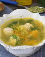 Гороховый суп с фрикадельками
