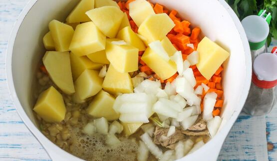 гороховый суп с говядиной