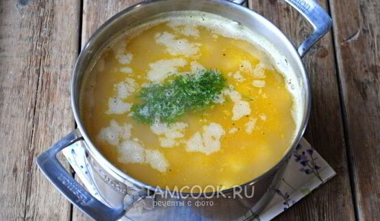 гороховый суп с копченой курицей