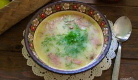 гороховый суп с копченостями