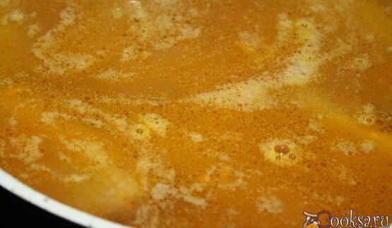 гороховый суп со свиными ребрышками