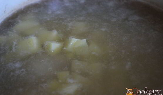 куриный суп с зеленым горохом и чечевицей бобовый дуэт