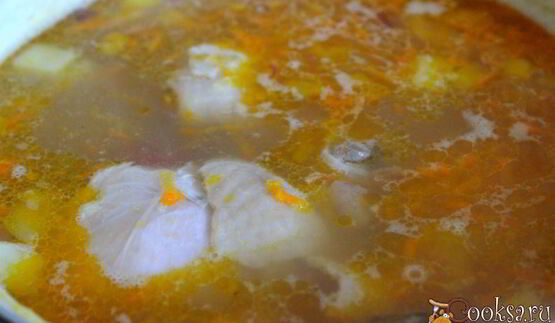 куриный суп с зеленым горохом и чечевицей бобовый дуэт