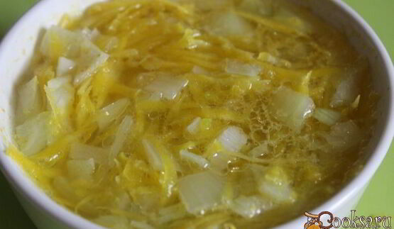 суп из зеленого гороха с репой