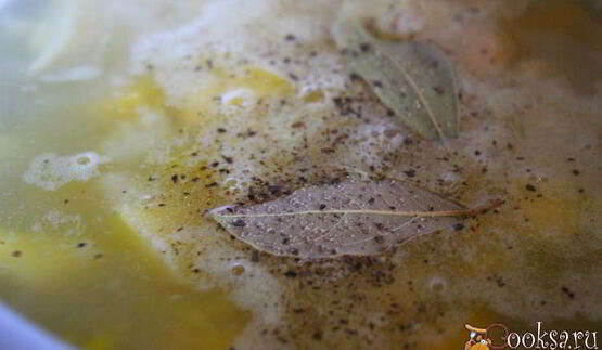 суп из зеленого гороха с репой