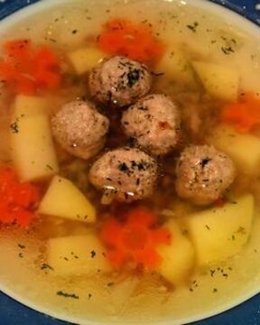 Гречневый супчик с фрикадельками