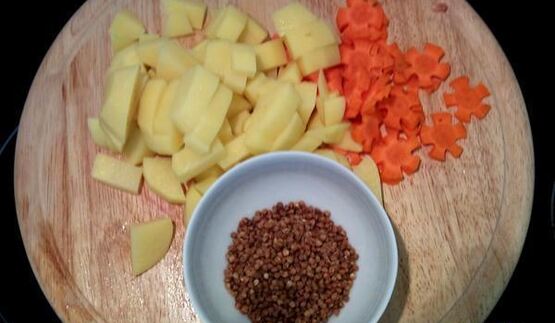 гречневый супчик с фрикадельками