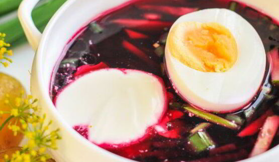 холодник на свекольном отваре