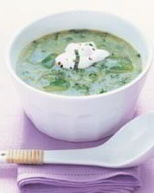 Холодный огуречный суп с мятой