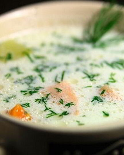 Рецепт холодного рыбного супа