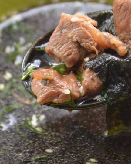 Рецепт холодного супа иза морского капуст