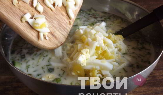 холодный суп со щавелем