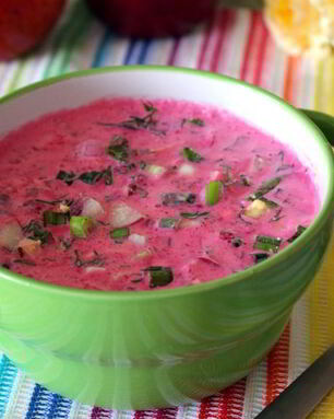 Холодный свекольный суп