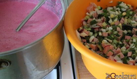 холодный свекольный суп