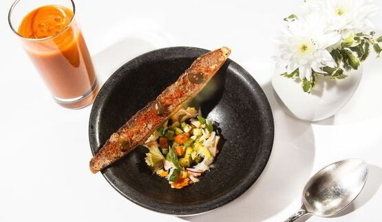 холодный томатный суп