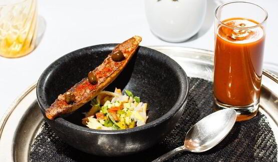 холодный томатный суп