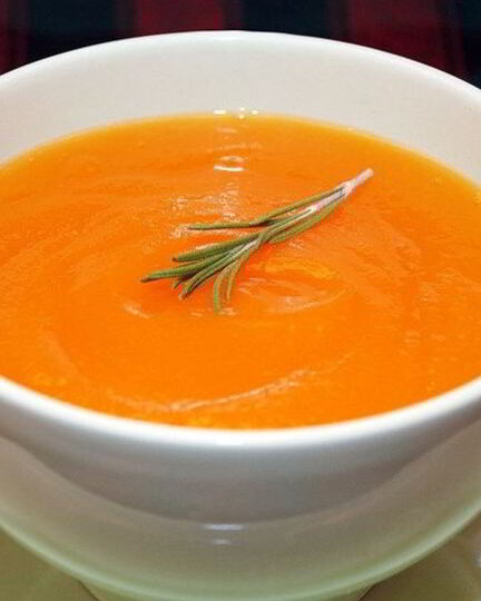 Рецепт крема-супа из тыквы со сливками