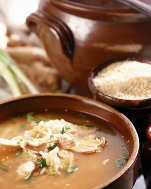 Куриный суп с рисом