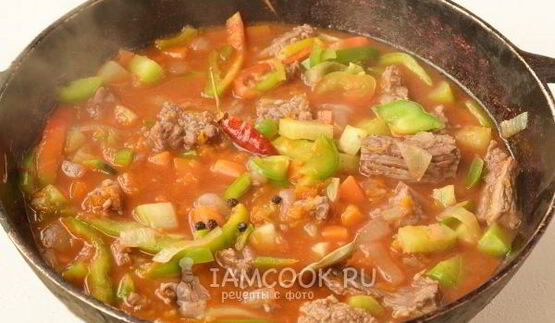 лагман с говядиной