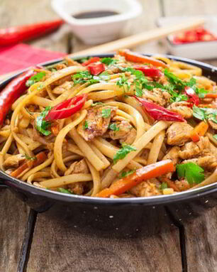 Лагман с курицей