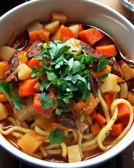 Рецепт супа лагман