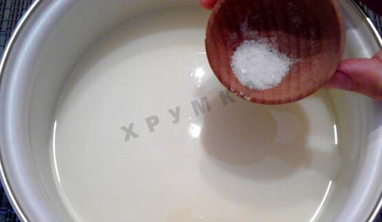 молочный суп с лапшой