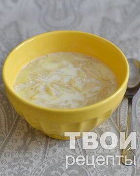Молочный суп в мультиварке