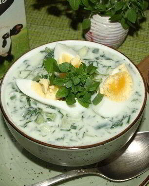 Азербайджанская окрошка Овдух