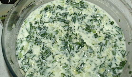 азербайджанская окрошка овдух