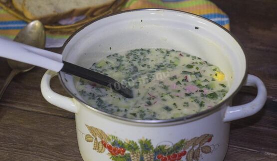 классическая окрошка на квасе