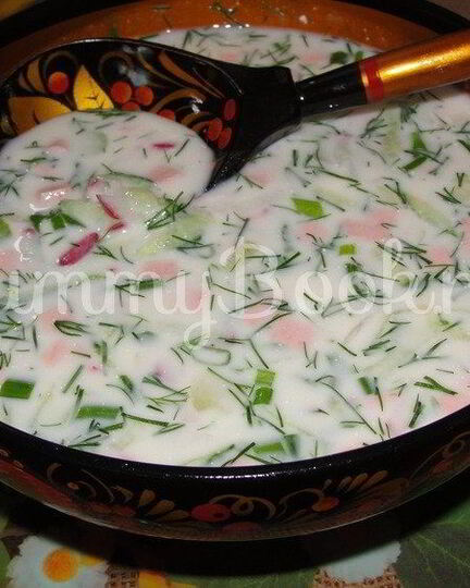 Рецепт окрошки без кваса