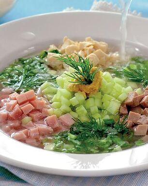 Окрошка мясная сборная