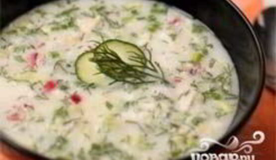 окрошка на айране