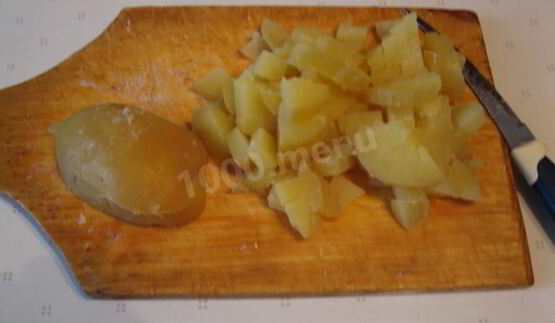 окрошка на кефире классическая с колбасой