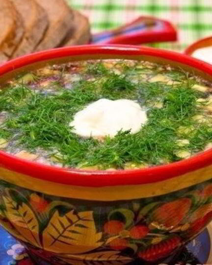 Рецепт окрошки на квасе с колбасой