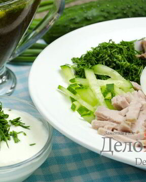 Окрошка на квасе