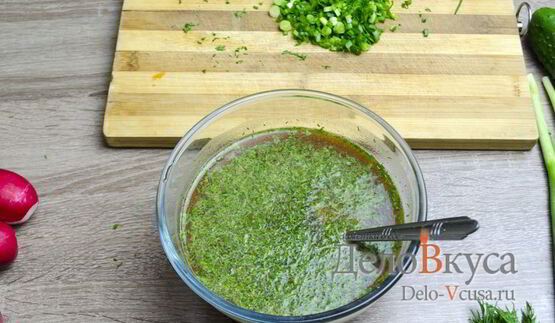 окрошка на квасе