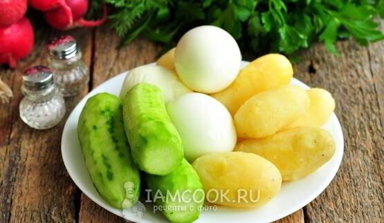 окрошка на минералке с майонезом