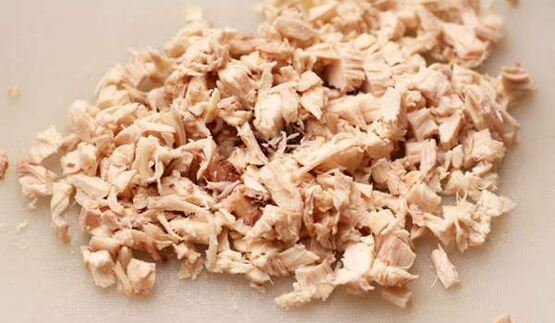 окрошка на тане с курицей