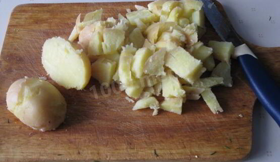 окрошка на воде с уксусом и майонезом