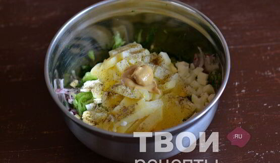 окрошка на воде