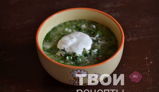 окрошка на воде