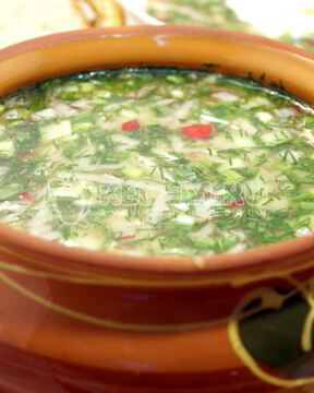 Окрошка овощная Весенняя