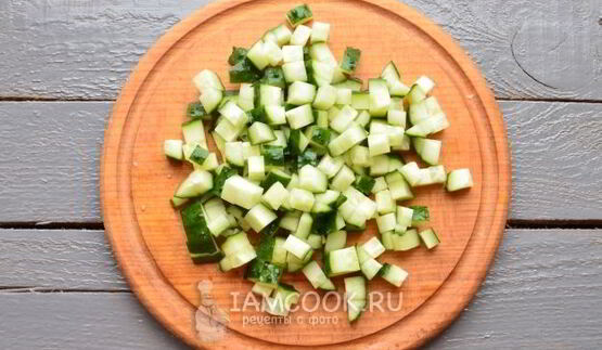 окрошка с колбасой на уксусе