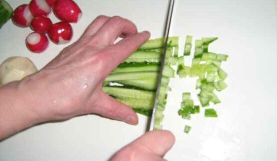 окрошка с майонезом