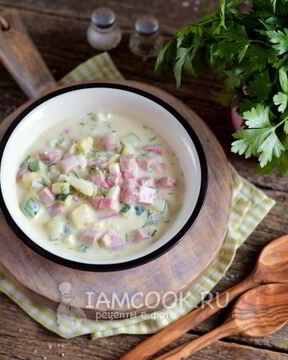 Окрошка с редькой