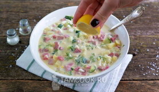 окрошка с редькой